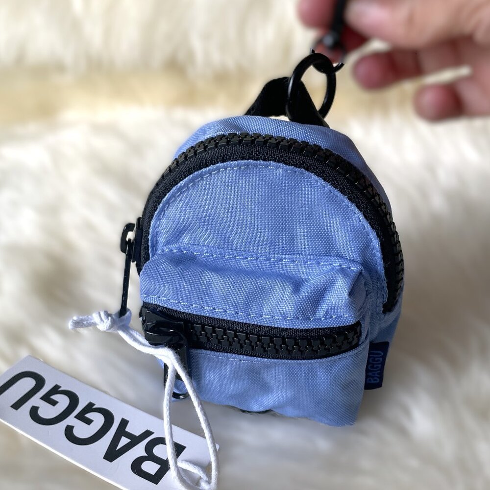 NWT Baggu Backpack Charm - Cornflower
